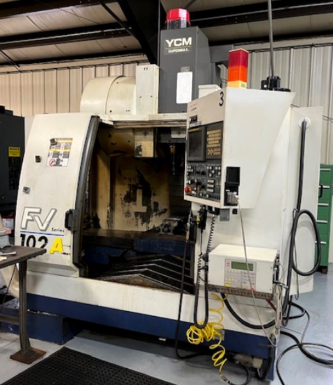 YCM FV102A CNC Vertical Machining Center New 2003